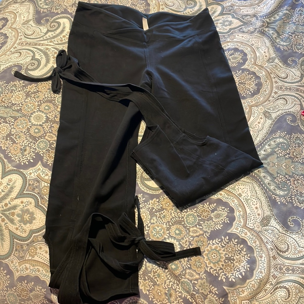 Free people movement ankle wrap leggings